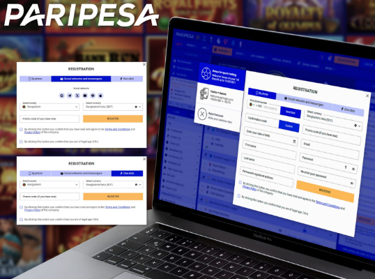 Paripesa Registration Guide